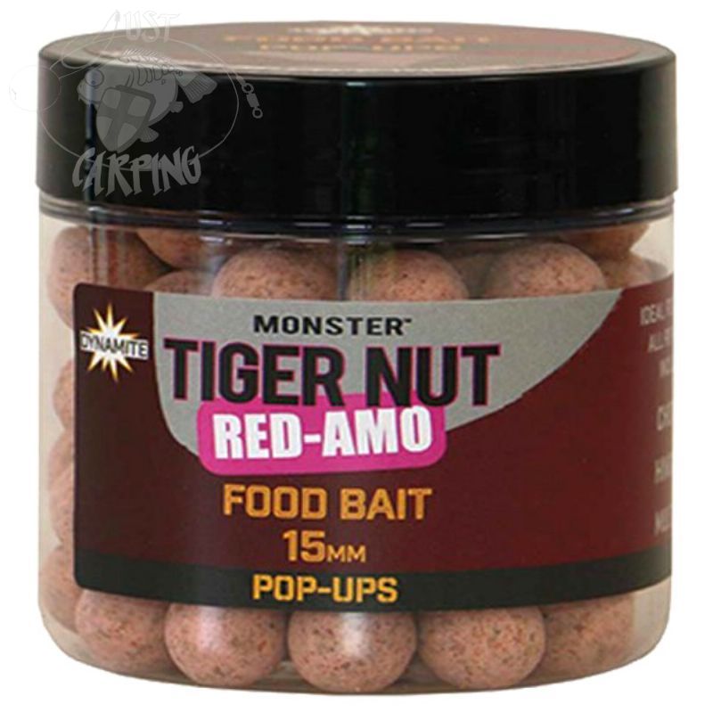 Dynamite Monster Tiger Nut Red Amo Food Bait Pop Ups 15mm